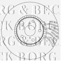 BORG & BECK bbd5784s -  Тормозной диск